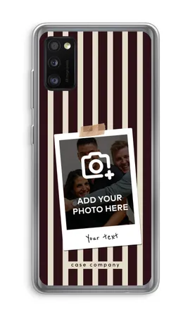 Polaroid - Retro, Miękkie etui Samsung Galaxy A41