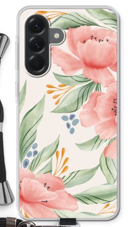 Zartrosa Blumen