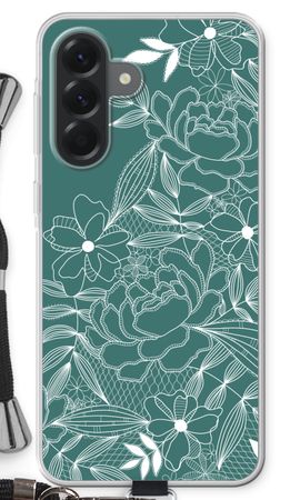 Flowers in lace