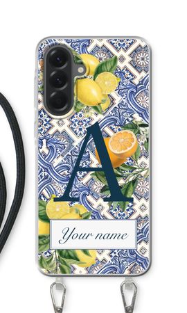 Monogram Blauwe tegels