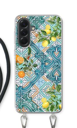 Blauwe tegels, citroenen en sinaasappels