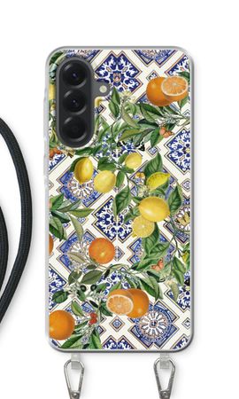 Blauwe tegels, citroenen en sinaasappels