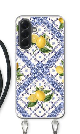 Blauwe tegels en citroenen