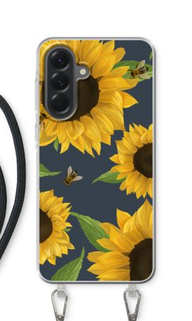 Sunflower and bees