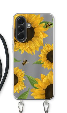 Sunflower and bees