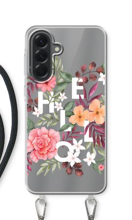 Hello in flowers