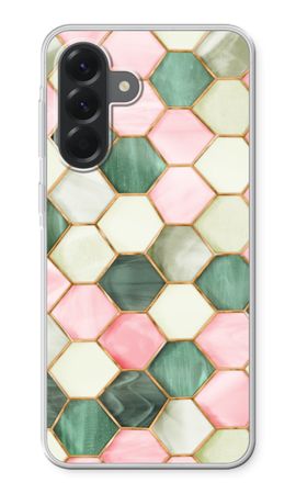 Hexagons in stained glass