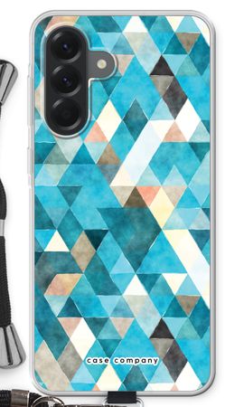 Coloured triangles blue