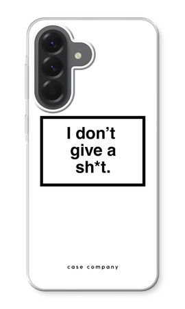 Don't give a shit