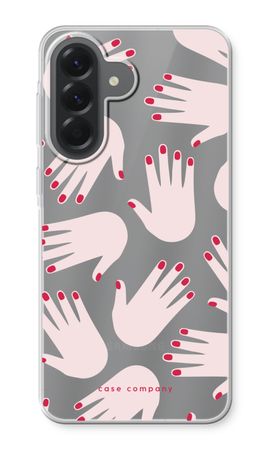 Hands pink