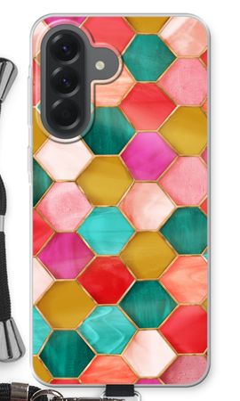 Hexagons in stained glass