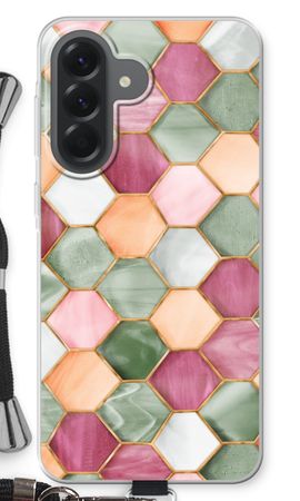 Hexagons in stained glass