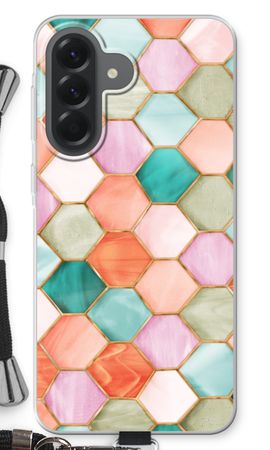 Hexagons in stained glass