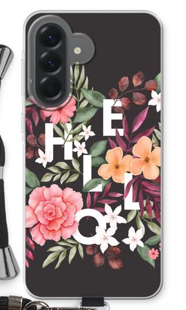 Hello in flowers