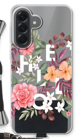 Hello in flowers