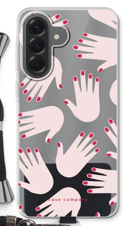 Hands pink