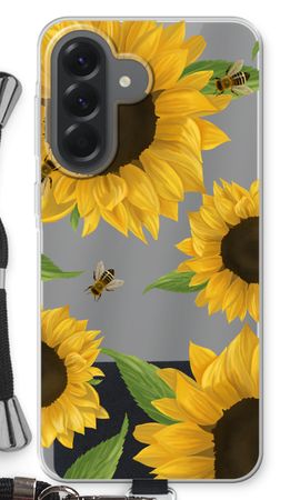 Sunflower and bees