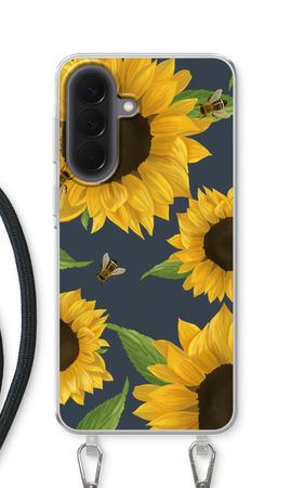 Sunflower and bees
