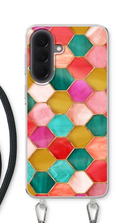 Hexagons in stained glass