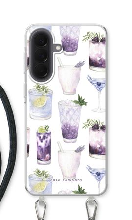 Violet cocktails