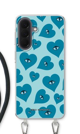 Blue heart eyes