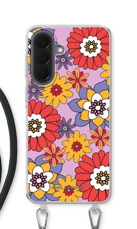 Retro Blumen - Lila