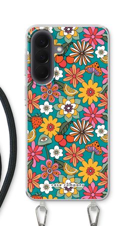Retro Blumen N°2 - Blau