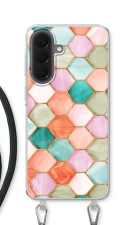 Hexagons in stained glass
