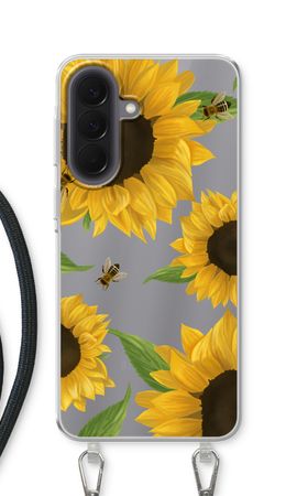 Sunflower and bees