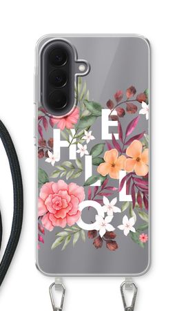 Hello in flowers