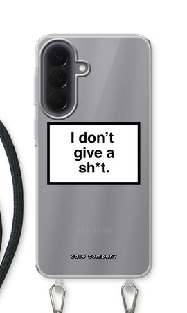 Don't give a shit