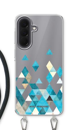 Coloured triangles blue