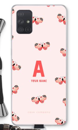 Rosy Butterflies Monogram
