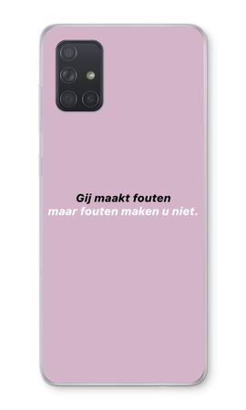 Fouten maken u niet