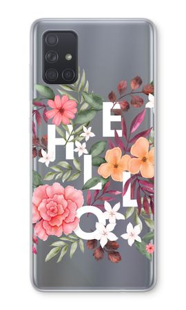 Hello in flowers