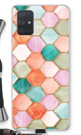 Hexagons in stained glass