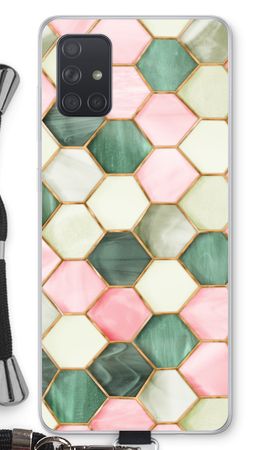 Hexagons in stained glass