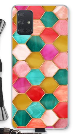 Hexagons in stained glass