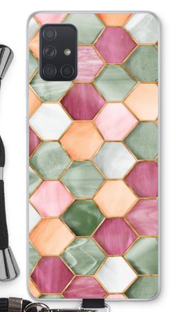 Hexagons in stained glass