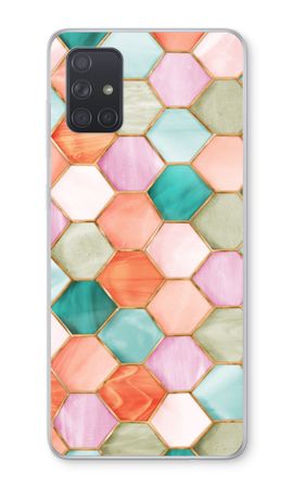 Hexagons in stained glass