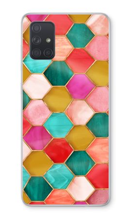 Hexagons in stained glass