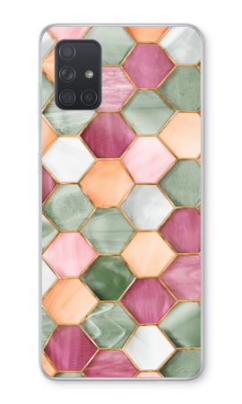 Hexagons in stained glass