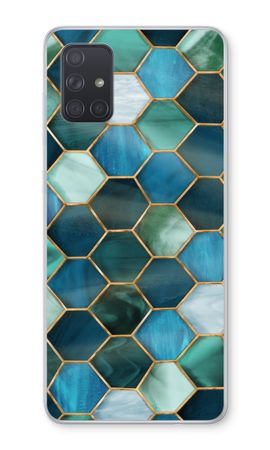Hexagons in stained glass