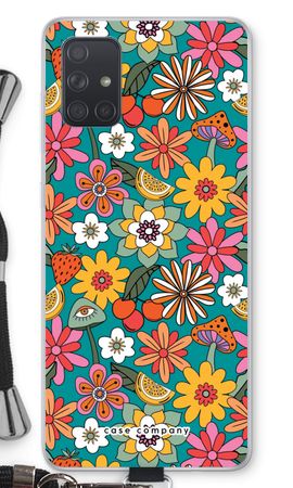 Retro Flowers N°2 - Blue