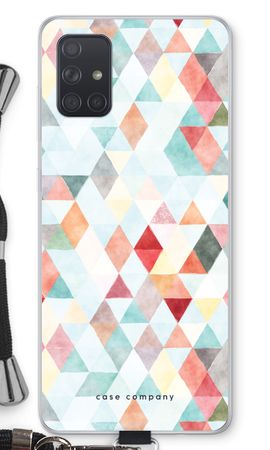 Coloured triangles pastel