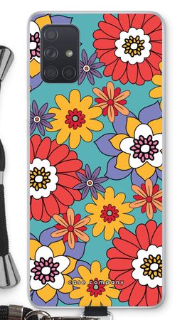 Retro Flowers - Blue