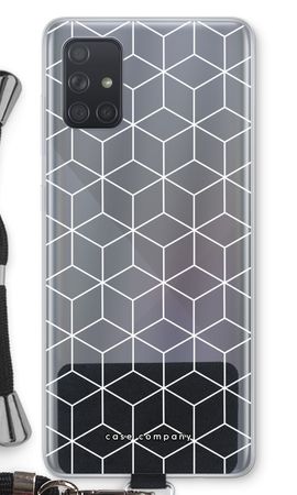 Cubes black and white