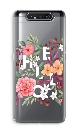 Hello in flowers