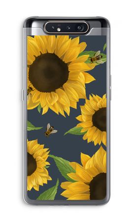 Sunflower and bees