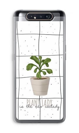 Houseplant on windowpane